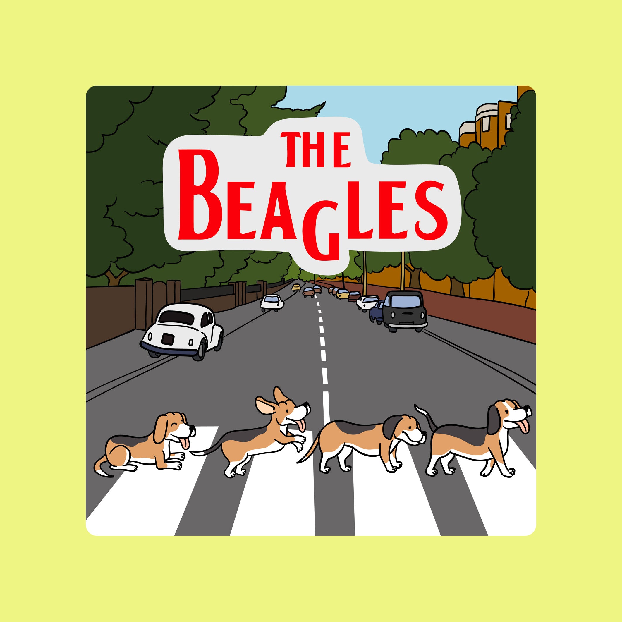 Woof² 'The Beagles - Queen's Road' Card – Woof² Meow²